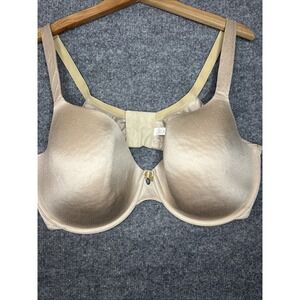 Lane Bryant Cacique Smooth Boost Plunge Bra Size 44DDD Beige Nude Tan‎